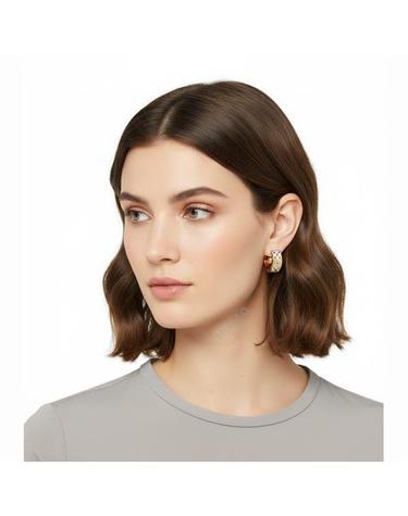 토리버치 SMALL T MONOGRAM HOOP EARRING 157223700 스몰 모노그램 후프 이어링