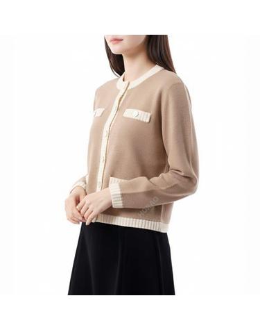 토리버치 Kendra Chunky Wool Trim Cardigan 162763265 켄드라 청키 울 트림 가디건