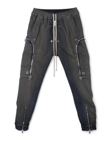 릭오웬스 BAUHAUS CARGO 디그레이드 스트레치 데님 다크더스트 RU02E1377 SDKDEG 78D
