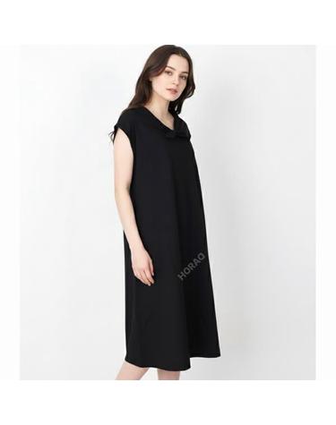 마가렛 호웰 V NECK DRESS BLACK WODR0502S24LCE BLK 브이넥 드레스