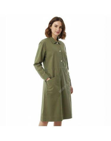마가렛 호웰 MHL TAB WAIST DRESS WHDR0096A25KME LFG 탭 웨이스트 드레스
