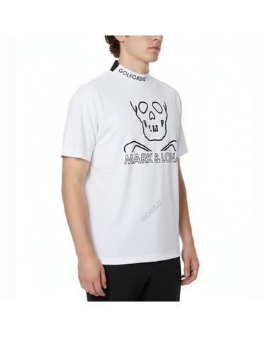 마크앤로나 Pave Mock Neck Tee MLM4AAA02 남성 페이브 모크 넥티