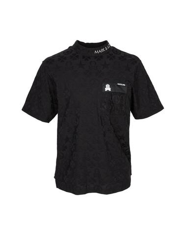 마크앤로나 골프웨어 남성 모크넥 반팔티셔츠 MLM 6A AA09 BLACK