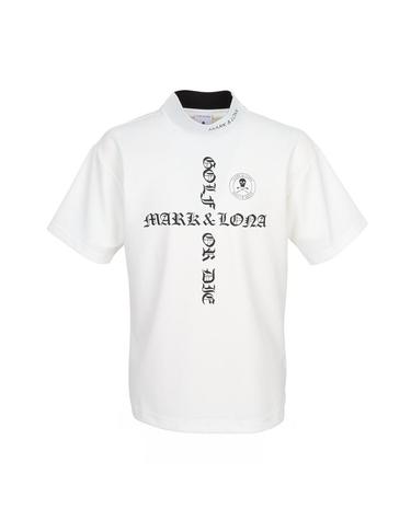 마크앤로나 골프웨어 남성 모크넥 반팔티셔츠 MLM 6A AA07 WHITE
