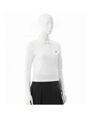 말본 26 VENUS LONG SLEEVE POLO MW0044WHT 여성 비너스 롱슬리브 폴로