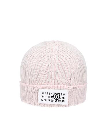 메종마르지엘라남녀공용 MM6 넘버링 로고 비니 모자S52TB0011 M13214 962