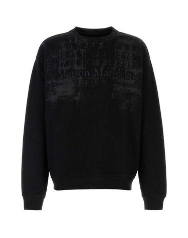 26FW 마르지엘라 넘버스 스웨트셔츠 S50GU0255 S25503 900 BLACK DOM