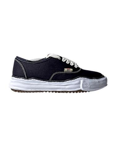 25FW 메종 미하라 야스히로 베이커 로우 OG 솔 캔버스 스니커즈 BAKER A02FW704 BLACK