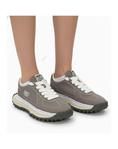 미하라야스히로 래리 OG 솔 캔버스 로우탑 스니커즈A14FW704 GRAY
