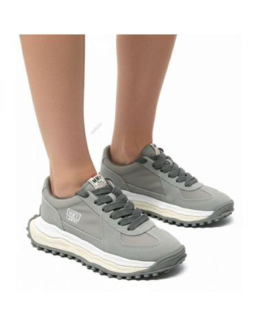 미하라야스히로 래리 OG솔 믹스 메테리얼 로우탑 스니커즈 A14FW703 GRAY