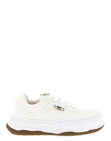 26SS 메종 미하라 야스히로 올리버 OG 솔 캔버스 로우탑 스니커즈 A15FW704 WHITE DOM