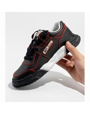 미하라야스히로 PARKER 레더 로우 스니커즈 A11FW709 BLACK