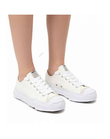 미하라야스히로 A05FW702 WHITE 행크 OG솔 캔버스 로우탑 스니커즈
