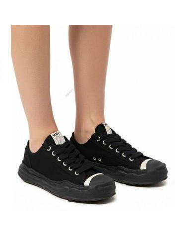 미하라야스히로 행크 OG솔 캔버스 로우탑 스니커즈 A05FW702 BLACKBLACK