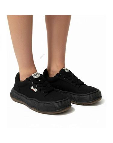미하라야스히로 26 올리버 OG솔 캔버스 로우탑 스니커즈 A15FW704 BLKBLK