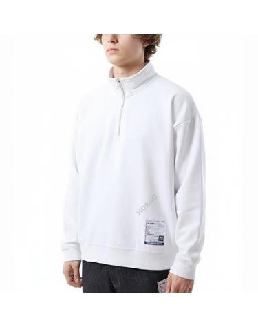 미하라야스히로 하프 집업 풀오버 스웻셔츠 I13PO522 WHITE