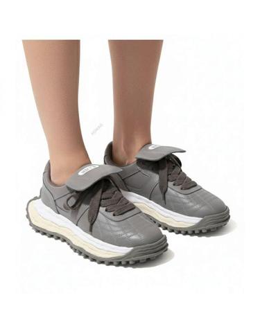 미하라야스히로 26 스캇 OG솔 레더 로우탑 A14FW701 GRAY