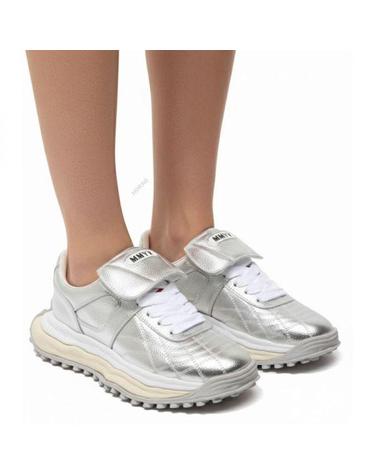 미하라야스히로 스캇 OG솔 레더 로우탑 스니커즈 A14FW701 SILVER