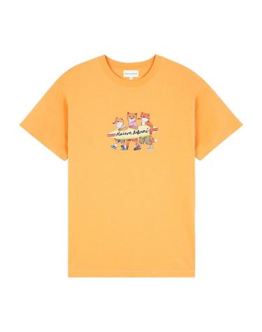 메종키츠네 서핑 폭스 반팔 티셔츠 MW00116KJ0136 P822
