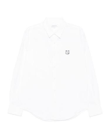 메종키츠네 컨투어 폭스 헤드 스케이트 셔츠 MM00405WC5012 P100