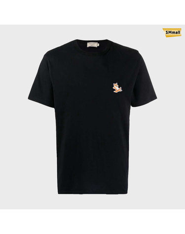 SMmall 메종키츠네 칠렉스 폭스 패치 반팔티 GU00154KJ0010 BLACK