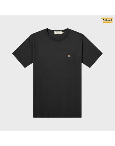 SMmall 메종 키츠네 폭스 포켓 반팔 티셔츠 GM00116KJ0008 P199