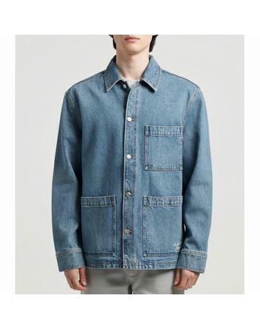 메종키츠네 DENIM WORKWEAR JACKET MM00415WW5023P413 데님 워크웨어 자켓