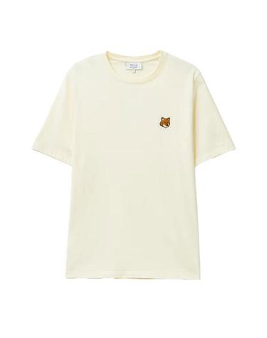 26SS 메종키츠네 폭스 헤드 레귤러 티셔츠 노블 베이지 PM00107KJ7026 0063