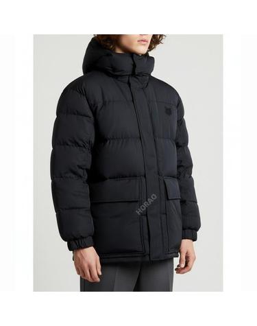 메종키츠네 HOODED PUFFER IN NYLON WITH BOLD FOX HEAD PATCH LM02204WQ4016P199 후디드 푸퍼 인 나일론 위드 볼드 폭스 헤드