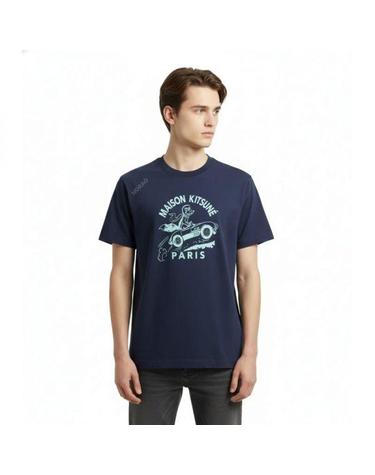 메종키츠네 RACING FOX COMFORT TEESHIRT MM00109KJ0118P476 레이싱 폭스 컴포트 티셔츠