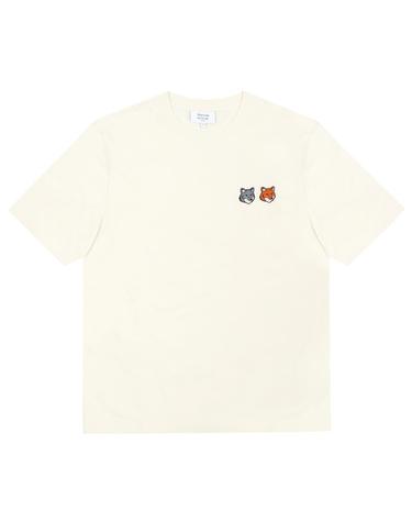 메종키츠네 반팔 OM011CFKJ7025 P702 더블 폭스 헤드 남성반팔티