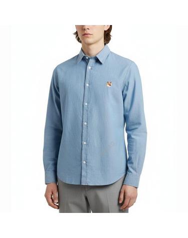 메종키츠네 FOX HEAD CLASSIC SHIRT MM00409WC5006P470 폭스헤드 클래식 셔츠