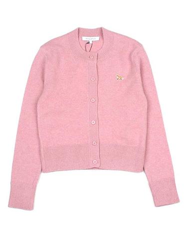 26FW 메종키츠네 여성 베이비폭스 핏티드 가디건 미스트핑크 PW00506KT1006 P623