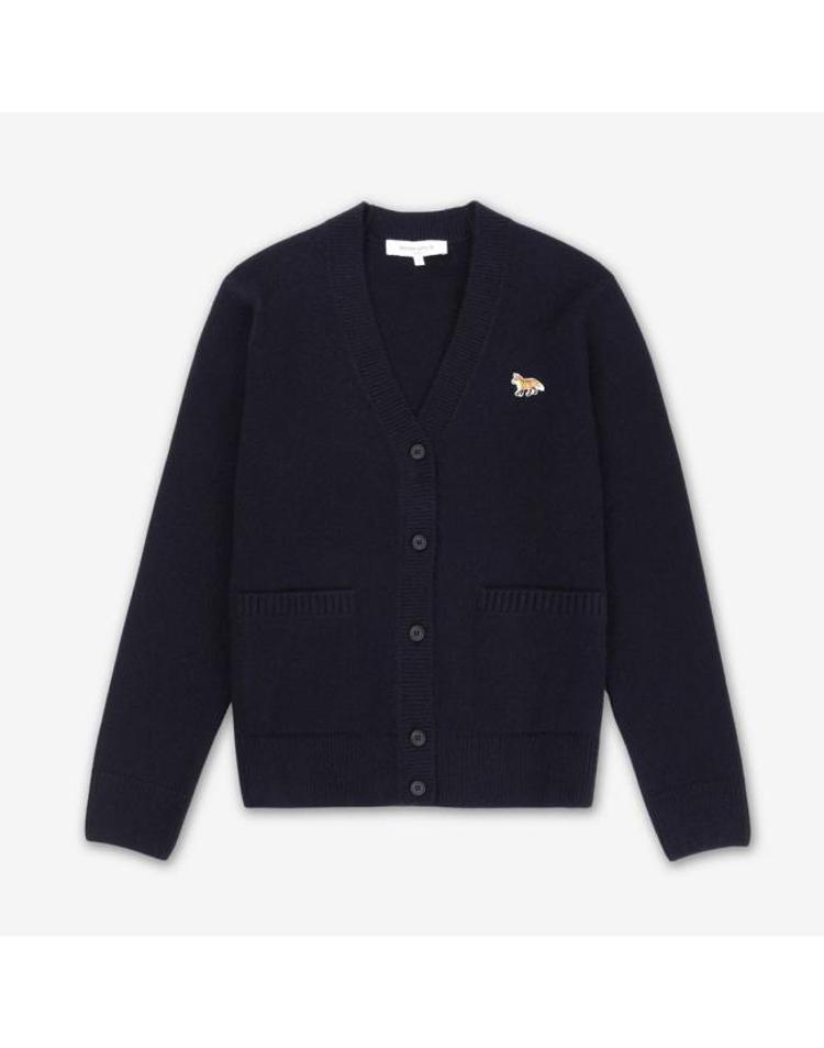 Maison Kitsune 메종키츠네 베이비폭스 네이비 가디건W LW00507KT1006 P480 F5TUXX10105