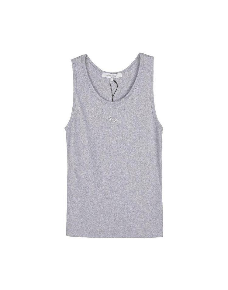 Maison Kitsune 메종 키츠네SS26 여성 베이비폭스 립드 탱크탑 MW00121KA0033 H120 F5TUXX10783
