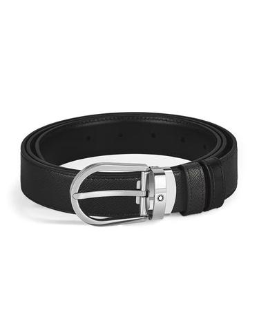 몽블랑 NEW 말발굽형 사토리얼 레더 양면 벨트 30mm