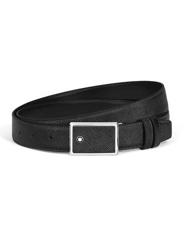 몽블랑 NEW 마케트리 플레이트 사토리얼 리버서블 벨트 30mm