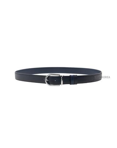 몽블랑SS26 남성 리버서블 레더 벨트 128756 BLACK BLUE