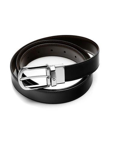 몽블랑남성 30mm Horseshoe 양면 가죽 벨트111080