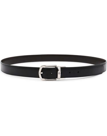 26FW 몽블랑 30MM 리버시블 블랙 벨트 111080 BLACK