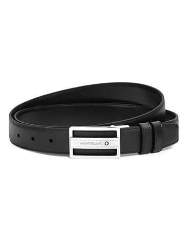 몽블랑 NEW 블랙 엠보싱 사토리얼 리버서블 벨트 30mm