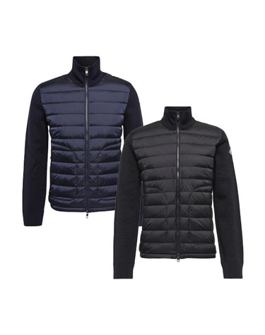 몽클레어 트리콧 TRICOT 니트 패딩 가디건 블랙 9B50700 A9341