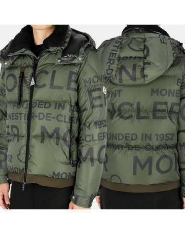 22 FW 몽클레어 남성 TARENTAISE 다운 패딩 자켓카키 1A00211 596CD F89