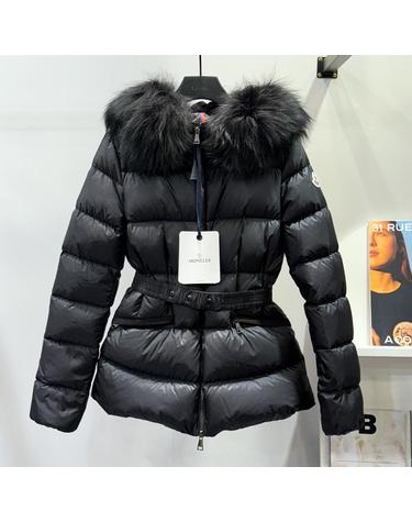 여성몽클레어 패딩24FW 몽클레르 보에드 쇼트 다운 자켓 블랙