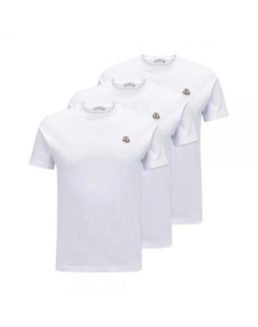 26SS 로고 패치 3PACK 반팔 티셔츠 화이트 8C000 32 829H8 001