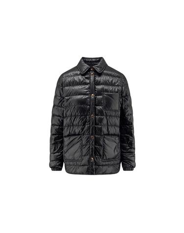 26FW FOUINE 로고 패치 경량 패딩자켓 블랙 1A000 23 597YG 999