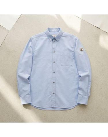 MONCLER 몽클레어 버튼 다운 코튼 긴팔 셔츠 2F00052 20838 701