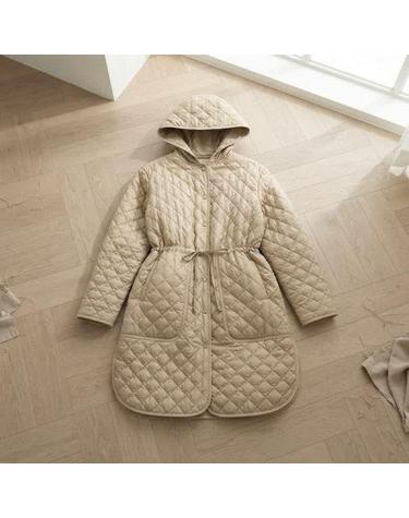 MONCLER 몽클레어 Etelan 후드 다이아몬드 퀼팅 롱 다운 자켓 1C00004 54AQE 20X
