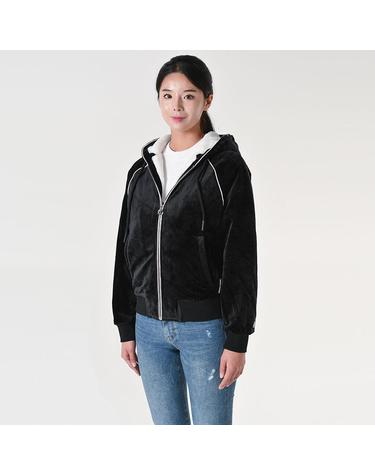 무스너클 CLARIDGE BUNNY 클라리지 버니 여성 후드집업자켓 블랙 M32LS638 292