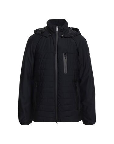 Moose Knuckles 무스너클 브런스윅 로고 남성 경량 패딩 자켓 Black M13MJ103292